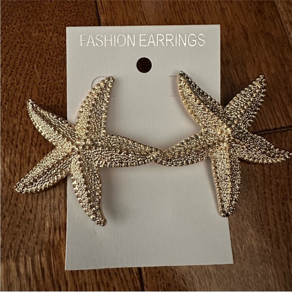 Star fish earrings